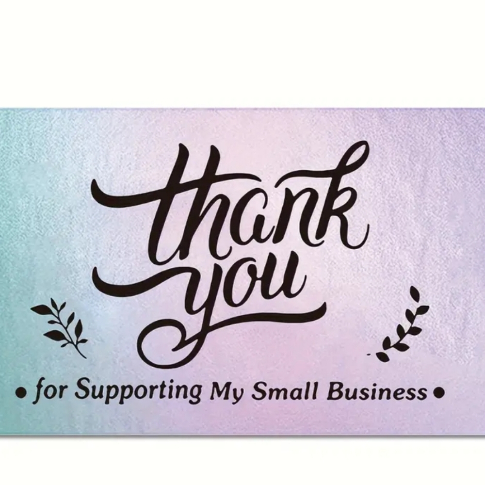 Thankv you for supporting my small business cards - Picture 1 of 1